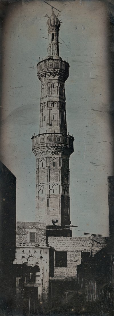 グランド・ミナレット、アレキサンドリア、1842年 作： Joseph Philibert Girault De Prangey