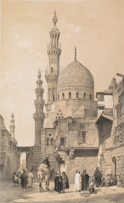 モスク、カイロ、1843 年。 作： Joseph Philibert Girault De Prangey