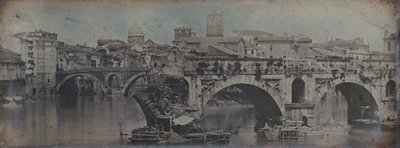 ポンテ ロット ポントゥス アエミリウス、ローマ、1842 年。 作： Joseph Philibert Girault De Prangey