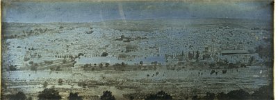 エルサレム：オリーブ山からの全景 作： Joseph Philibert Girault De Prangey