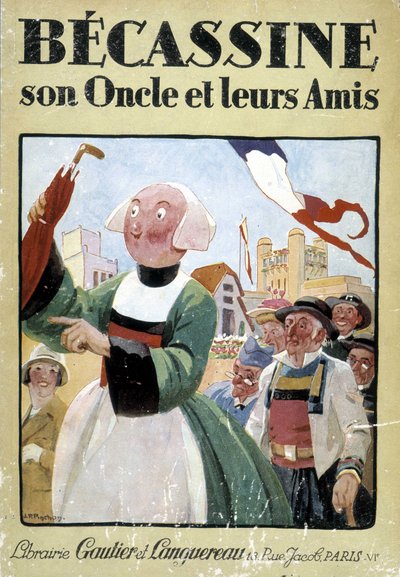 Becassine, son uncle et leurs amis", eds gautier Langereau (1926)の表紙。 作： Joseph Porphyre Pinchon
