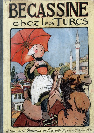 Becassine Chez les Turcs』の表紙。 作： Joseph Porphyre Pinchon