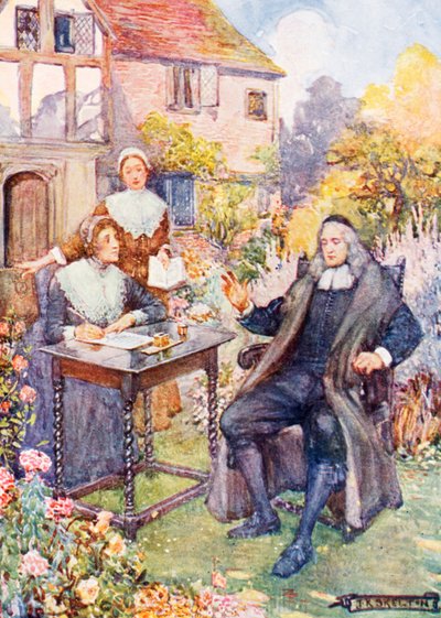 ジョンミルトンの庭 作： Joseph Ratcliffe Skelton