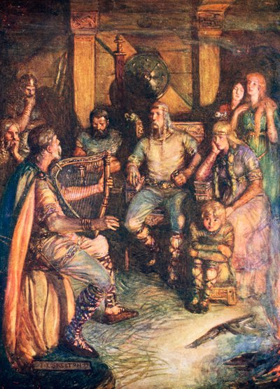 英雄の有名な死者のミンストレル歌 作： Joseph Ratcliffe Skelton