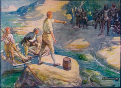 先住民はそれらを集めました、c1908、c1920。 作： Joseph Ratcliffe Skelton