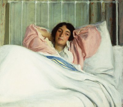 アーティストの妻エディスの肖像、 作： Joseph Rodefer De Camp