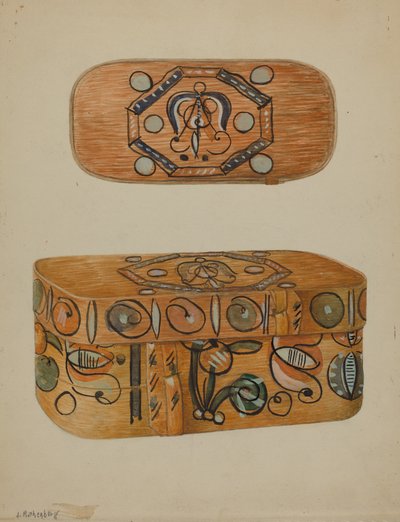 パ。German Box, c. 1937. 作： Joseph Rothenberg