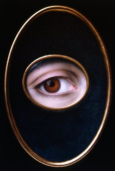若い女性の目 作： Joseph Sacco