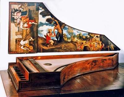 ジョセフサロディエンシスによって1559年にヴェネツィアで建てられたチェンバロ 作： Joseph Salodiensis