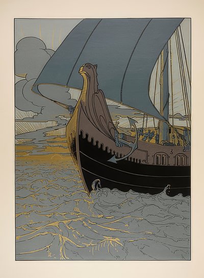 図。ニーベルンゲン。 1898-1901 作： Joseph Sattler