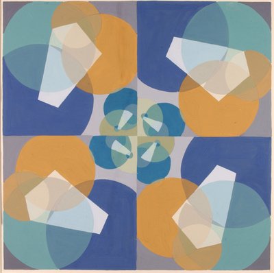 緑の二乗（シリーズ『芸術の数学的基礎』より） 作： Joseph Schillinger