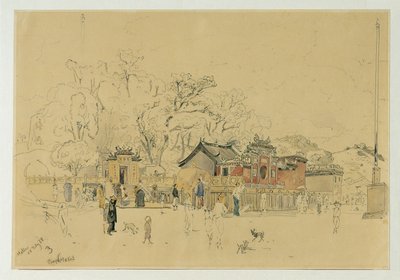 マカオ半島のマコック寺院林 作： Joseph Selleny