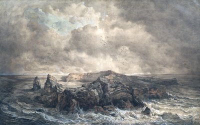 インド洋に浮かぶセントポール島 作： Joseph Selleny