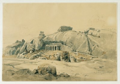 ママラプラム (マハマレイプール)、インドの岩の寺院 作： Joseph Selleny
