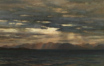 スカイの北西海岸の日の出 作： Joseph Severn