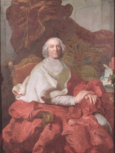 Andre Hercule de Fleury枢機卿、Fregusの司教、ルイ15世の首相 作： Joseph Siffred Duplessis