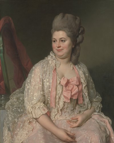 マダムドサンモリーズエレノアエリザベスアンジェリケデボーテルヌ、1742-1824、1776年。 作： Joseph Siffred Duplessis