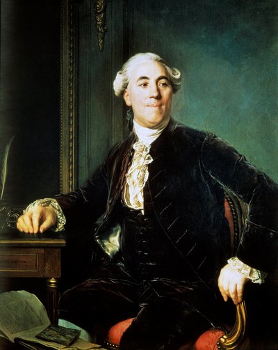ジャック・ネッケル（1732-1804）の肖像 ルイ16世の下で財務大臣を務めた - ジョセフ・シフレッド・デュプレシ（1725-1802）の絵画（ジョセフ・シフレッド、ジョセフ・シフレッド、ジョセフ・シフレイン、ジョセフ・シフレイン 作： Joseph Siffred Duplessis