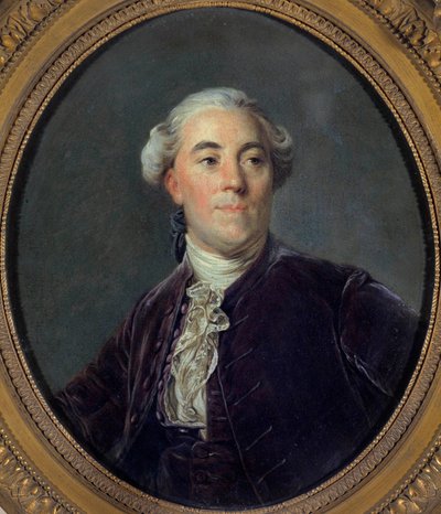 ジャック・ネッカー(1732-1804)大臣の肖像 ジョセフ・シフレッド・デュプレシ(1725-1802)による絵画(ジョセフ・シフレッド、ジョセフ・シフレッド、ジョセフ・シフレイン、ジョセフ・シフレイン) 1781年 薄暗い 0.32x0.27 m 作： Joseph Siffred Duplessis