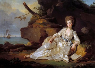 シャルトル公爵夫人（1753-1821）のポートレート オーエッサンの戦いにシャルトル公爵を連れて行く聖霊の器の前で ジョセフ・シフレッド・デュプレシ（1725-1802）の絵画（ジョセフ・シフレッド、ジョセフ・シフレッド、ジョセフ・シフレッド、ジョセ 作： Joseph Siffred Duplessis