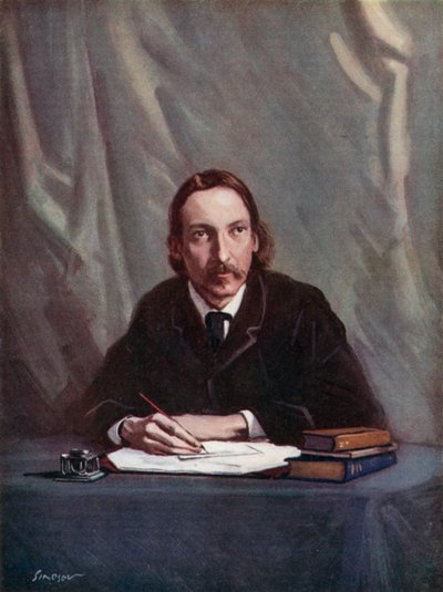 ロバート・ルイス・スティーブンソン、1850-1894 作： Joseph Simpson
