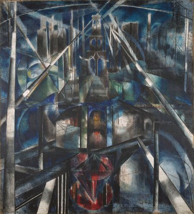 ブルックリンブリッジ 作： Joseph Stella