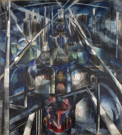 ブルックリンブリッジ 作： Joseph Stella