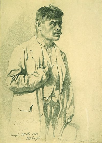 クロアチア語、1908年 作： Joseph Stella