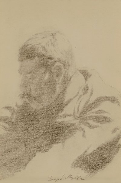 休憩する男 作： Joseph Stella