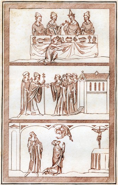 トーマスベケットの生涯、1801年。 作： Joseph Strutt