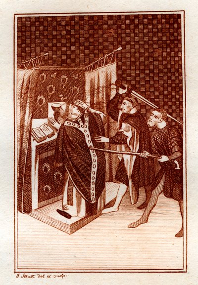 トーマスベケットの生涯、1801年。 作： Joseph Strutt