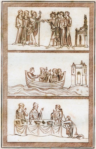 トーマスベケットの生涯、1801年。 作： Joseph Strutt