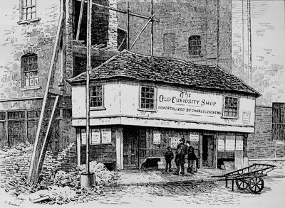 リンカーンズインフィールズ、ロンドン、c1860 1911近くの古い好奇心ショップ 作： Joseph Swain
