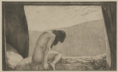見捨てられた、1913年頃（彫刻） 作： Joseph Uhl