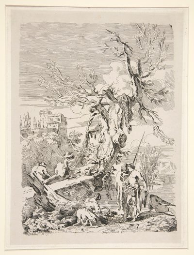 釣りからの帰り 作： Claude Joseph Vernet