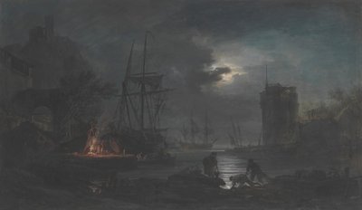 Moonlight, n.d. 作： Joseph Vernet.