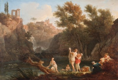 1日の4つの時間：夕方 作： Joseph Vernet