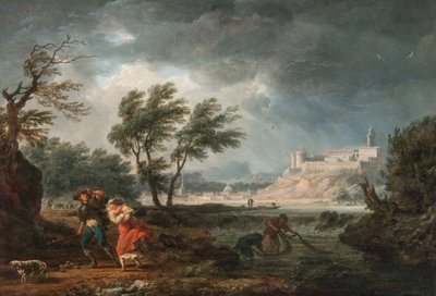 1日の4つの時間帯正午 作： Joseph Vernet