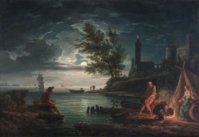 1日の4つの時間：夜 作： Joseph Vernet