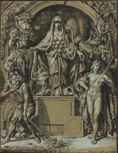 自然の比喩としてのエフェソスのダイアナ 作： Joseph Werner