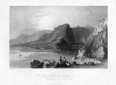 Nahr-El-Kelb Dog River、レバノン、1841年。 作： Joseph Wilson Lowry