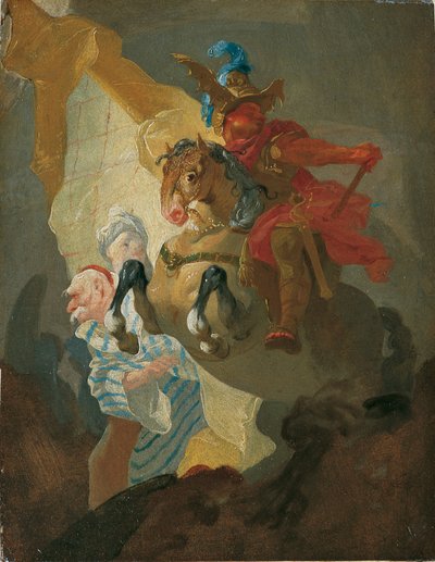 馬に乗った将軍 作： Joseph Winterhalder d. J.