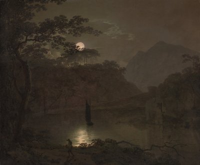 月明かりの湖 作： ダービーのジョセフライト