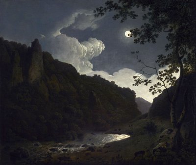 月明かりのドヴェデール 作： Joseph Wright of Derby