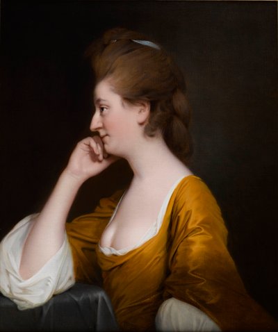 エリザベス・バルギー（旧姓グールド） 1783年頃 油彩・カンヴァス 作： Joseph Wright of Derby