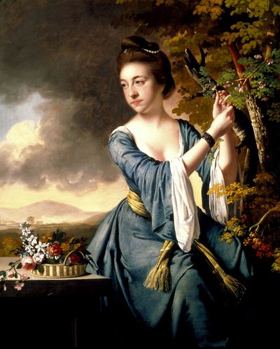 エリザベス、ジョン・ボストック夫人（ARA、ダービーのジョセフ・ライト作 作： Joseph Wright of Derby