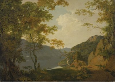 湖のシーン 作： Joseph Wright of Derby