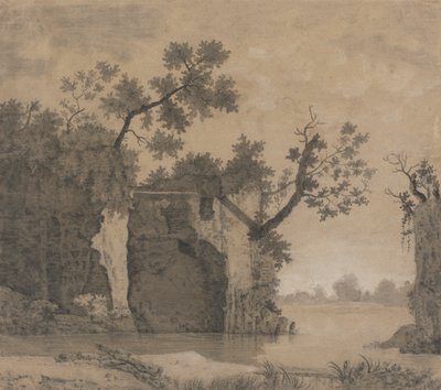 廃墟のある風景 作： Joseph Wright of Derby