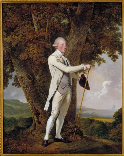 ジョン・ミルンズの肖像 作： Joseph Wright of Derby