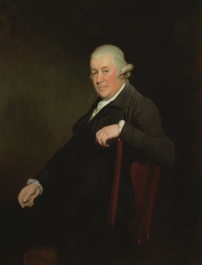 バジルベリーブリッジ（173738-1808）牧師、1785年頃 作： Joseph Wright of Derby